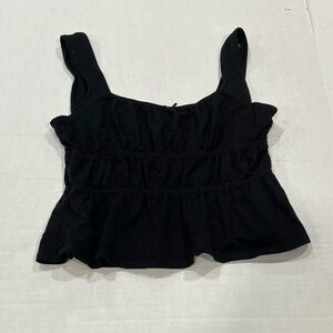 Sunday Best Black Crop Top